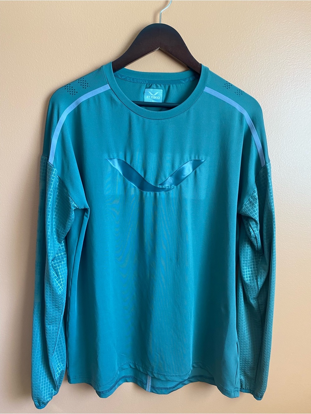 RARE Eleiko Men’s Raise The Bar Grip Long Sleeve Athletic Shirt Size Large